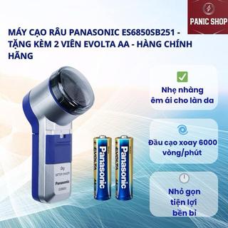 Máy cạo râu Panasonic ES6850SB251 - Tặng kèm 2 viên Evolta AA - Hàng chính hãng