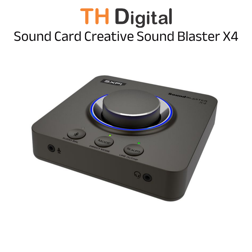 Sound Card Creative Sound Blaster X4 Hàng chính hãng