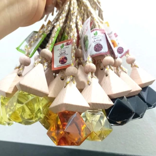Tinh dầu treo xe ô tô khử mùi chống say xe hiệu quả, lọ tinh dầu thiên nhiên omino treo oto xe hơi,treo tủ quần áo