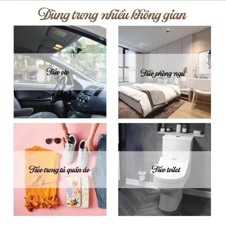 Tinh dầu treo xe ô tô khử mùi chống say xe hiệu quả, lọ tinh dầu thiên nhiên omino treo oto xe hơi,treo tủ quần áo | BigBuy360 - bigbuy360.vn