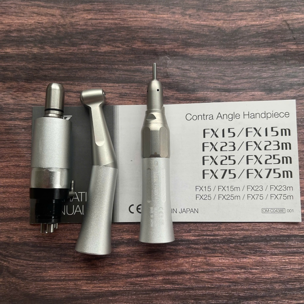 Bộ Tay Khoan Chậm 3 Chi Tiết FX – Chính Hãng NSK- Tay khoan chậm NSK FX 3 chi tiết đầu cong bấm