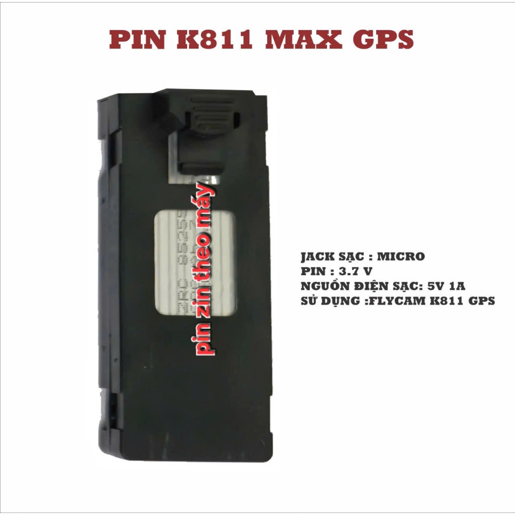 PIN CÁNH PHỤ KIÊN THAY THẾ NÂNG CẤP FLYCAM K811 MAX