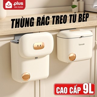  Thùng rác treo tường thông minh Besan - thùng rác treo cánh tủ bếp treo tường nhà vệ sinh đa năng tiện lợi mẫu 2024 