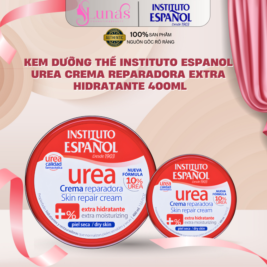 Kem Dưỡng Thể Hỗ Trợ Dưỡng Ẩm Làm Mịn Da Instituto Espanol Urea Crema Reparadora Extra Hidratante 40