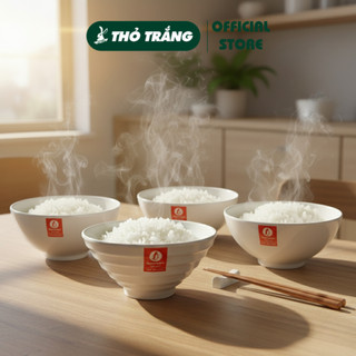 Chén cơm trơn kiểu cơ bản siêu bền rơi không vỡ Melamine Superware Thái Lan an toàn vệ sinh Có VAT