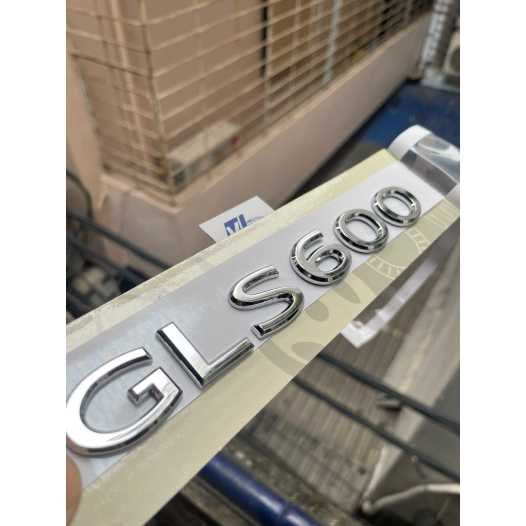 Chữ gls600 maybach , Tem gls600 maybach , Logo gls600 maybach dán cốp sau