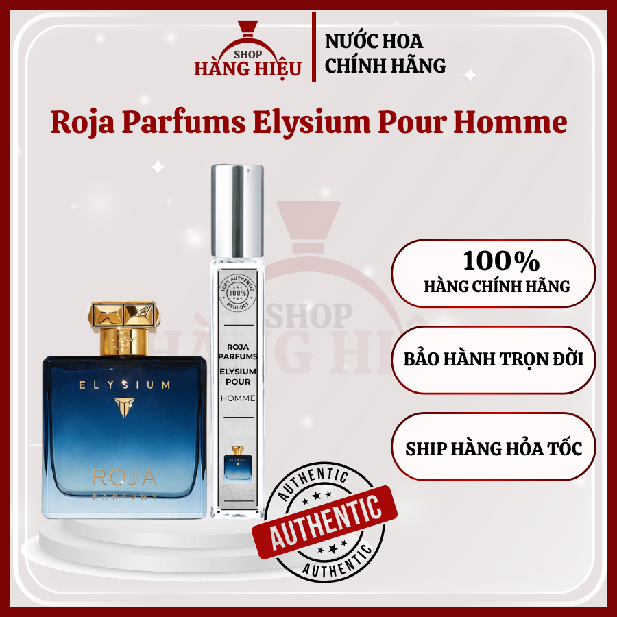 [Hàng chính hãng]Nước hoa Nam R'oja Parfums Elysium Pour Homme_Shop Hàng Hiệu