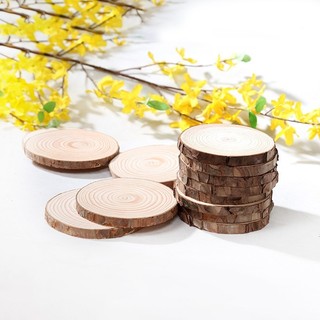Lát gỗ thông Từ 4-11cm decor trang trí Giáng Sinh Làm Đồ Handmade - Khoanh gỗ Đế gỗ làm cây thông Noel 2026