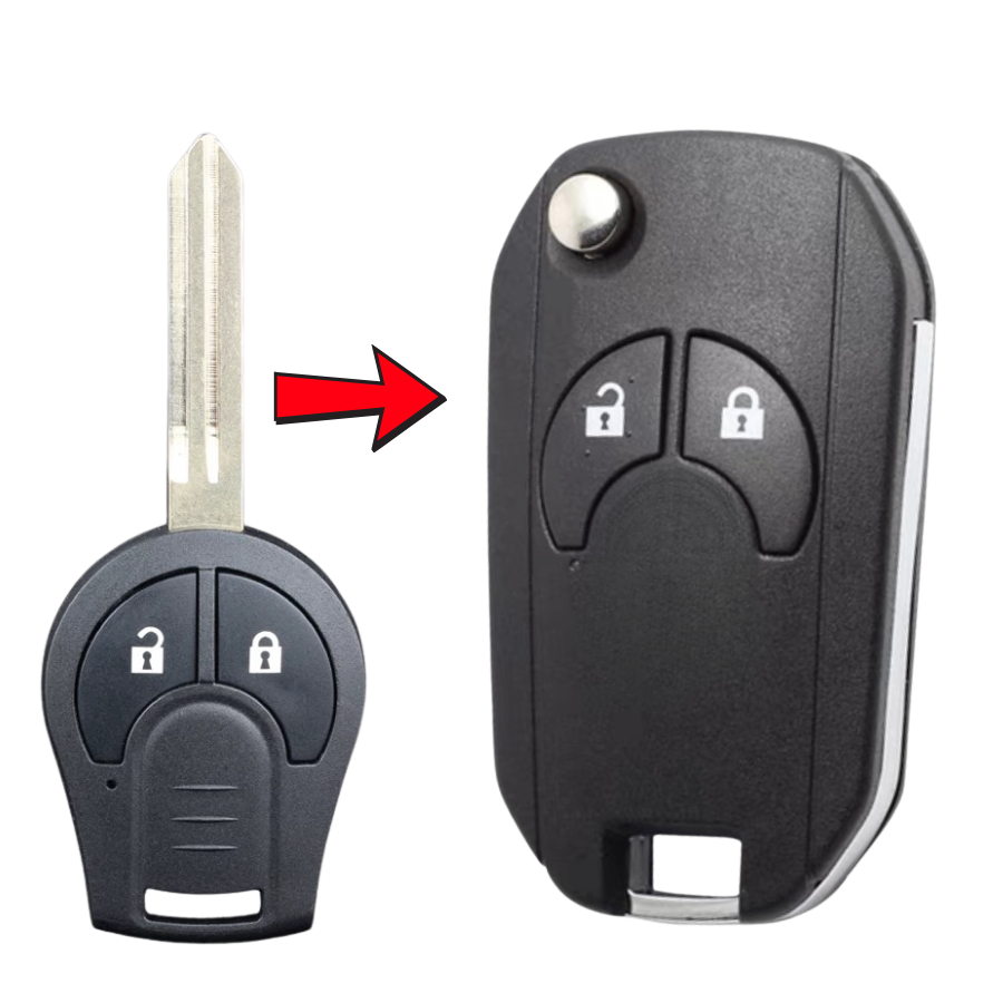 [ GIÁ HUỶ DIỆT ] Vỏ Độ Gập Chìa Khoá Xe Ô Tô Nissan Navara, Nissan Terra, Vỏ Remote Gập Nissan Terra