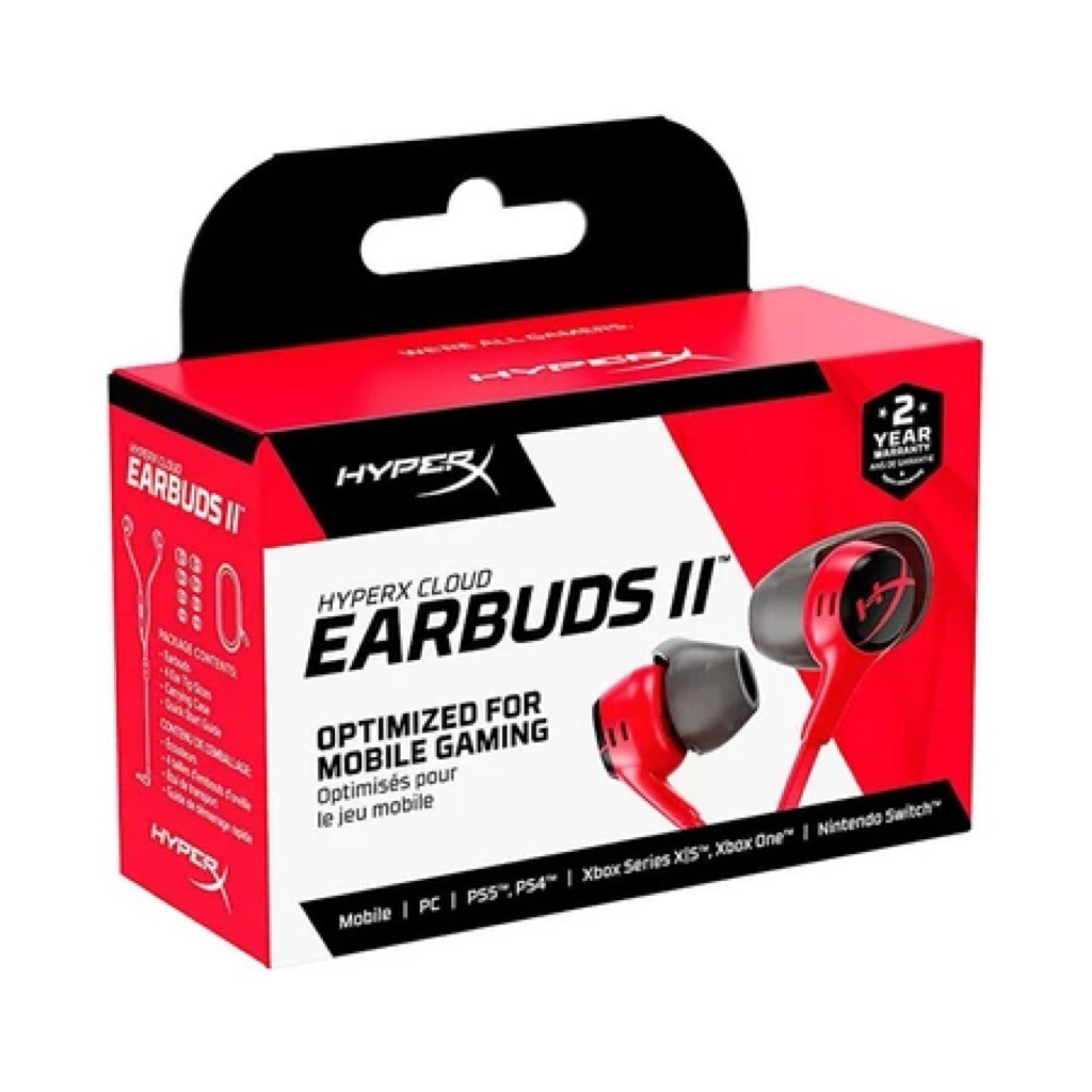 Tai nghe chơi game HyperX Cloud Earbud 2 ( newbox- BH 6th)