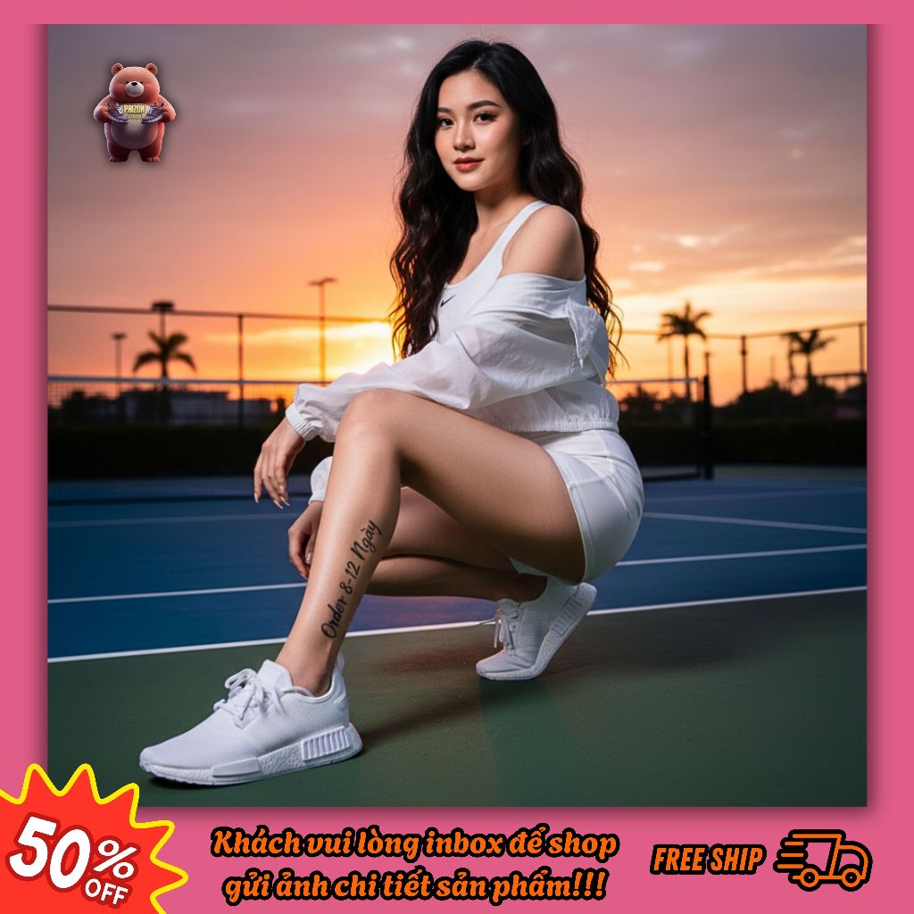 Nhận Order Giày Sneaker Best Quality Độ Hoàn Thiện 98%✮𝐍M𝐃✮R1 Primeblue 'Triple Black' GZ9256