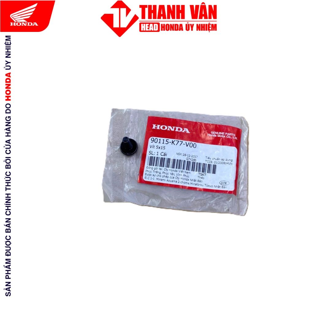Vít 5x15 90115-K77-V00 HONDA SH 125, SH 150, VARIO 160