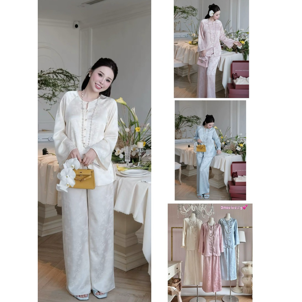 Set pháp phục lụa vân Daybyday ( Chuẩn loại 1 )