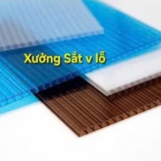 Tấm lợp nhựa POLY rỗng ruột  Dày 4mm (RỘng 20cm x dài nhiều kích thước)  .Tôn poly lấy sáng lợp mái