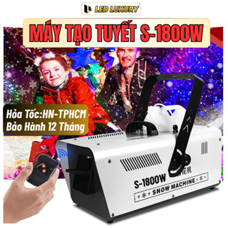  Máy tạo tuyết  phun tuyết 1800W LED LUXURY dành cho trang trí NOEL nhà thờ sân khấu nhà hàng........ 