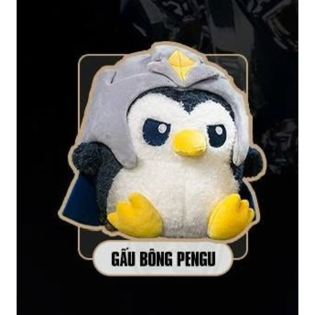 Gấu Bông Pengu TFT Đấu Trường Chân Lý Đầu Trường Hỗn Chiến by VNGGames