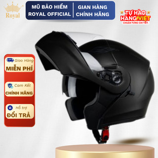  Mũ Bảo Hiểm Full Face Royal M179 Lật Cằm Cao Cấp An Toàn Đi Phượt Mũ Bảo Hiểm Lật Hàm Chính Hãng Royal Bảo Hành 12T 