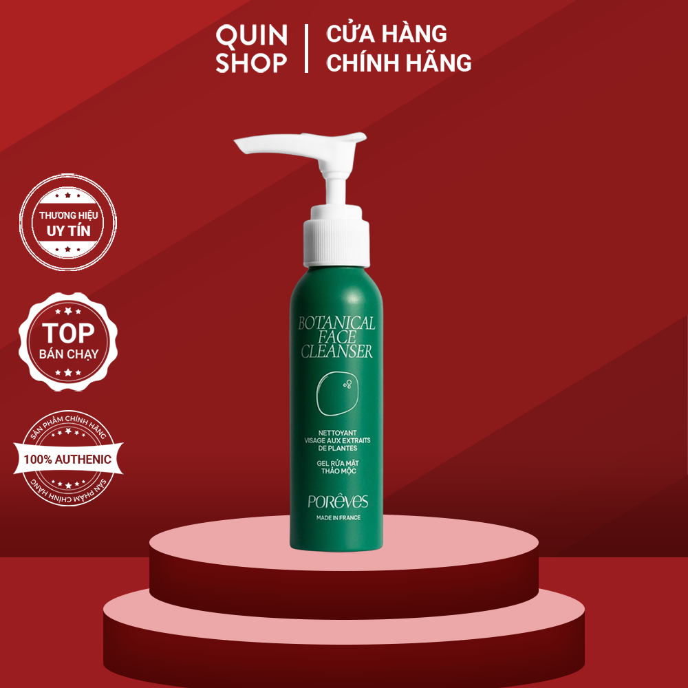 Gel Rửa Mặt Thảo Mộc Cho Da Mụn Poreves Botanical Face Cleanser