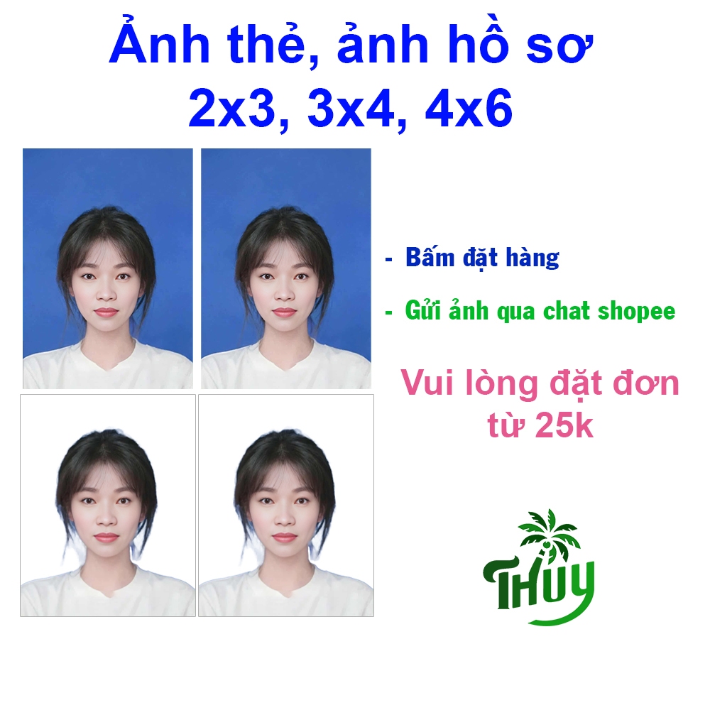 Ảnh thẻ ảnh hồ sơ 3x4 4x6