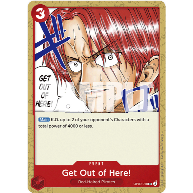 [Thẻ bài OnePiece] OP09-018 | UC | EVENT Get Out of Here