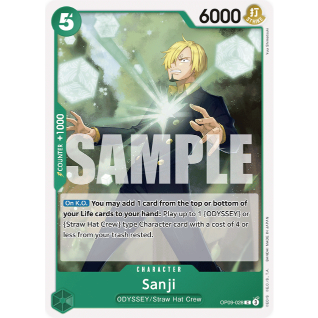 [Thẻ bài OnePiece] OP09-028 | C | CHARACTER Sanji