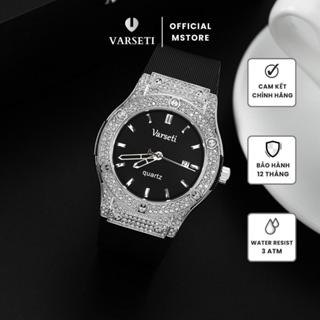 Đồng hồ nam Varseti chính hãng, form hbl, bộ máy pin, khóa thông minh, chống nước tốt, đồng hồ đeo tay, dây silicon-M102