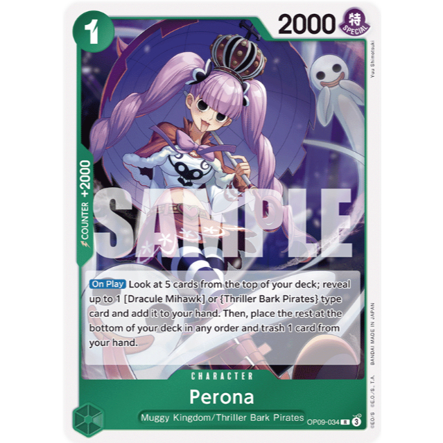 [Thẻ bài OnePiece] OP09-034 | R | CHARACTER Perona