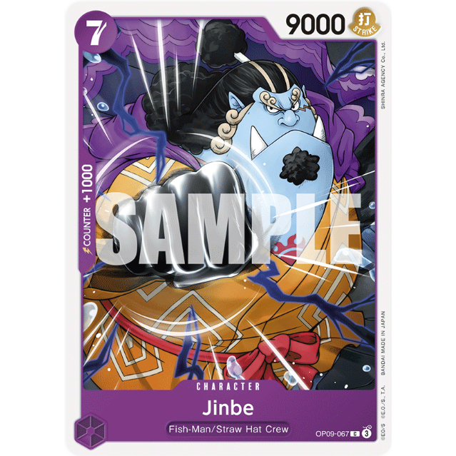 [Thẻ bài OnePiece] OP09-067 | C | CHARACTER Jinbe