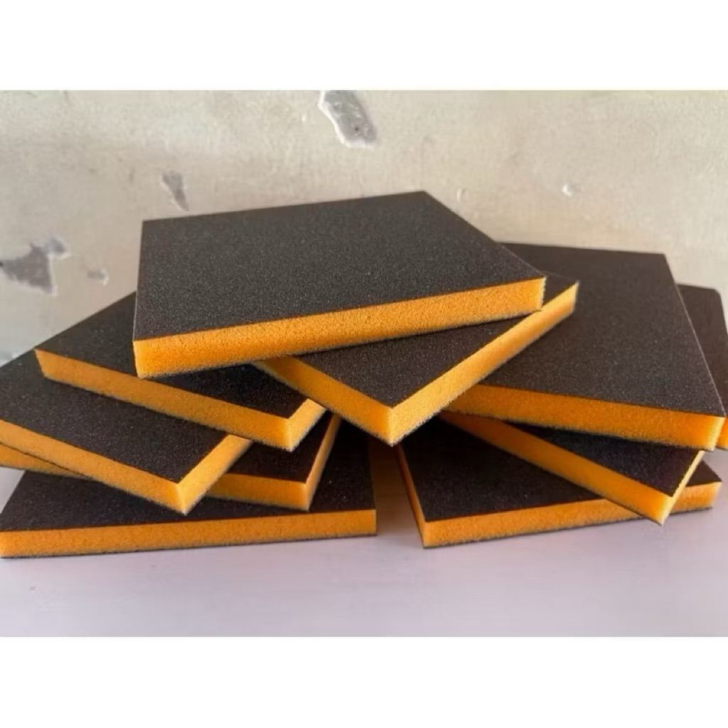 Combo 10 miếng cước chà nồi nhám chùi xoong màu vàng .