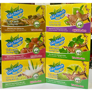  Trà hoà tan Tiến Thành  24 gói x 10g  bí đao dâu cam chanh dứa sữa môn me  