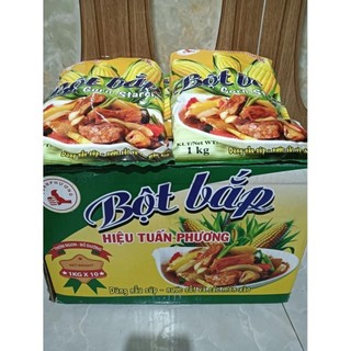 Bán sỉ Thùng 10kg Bột Bắp hiệu Tuấn Phương gói 1kg