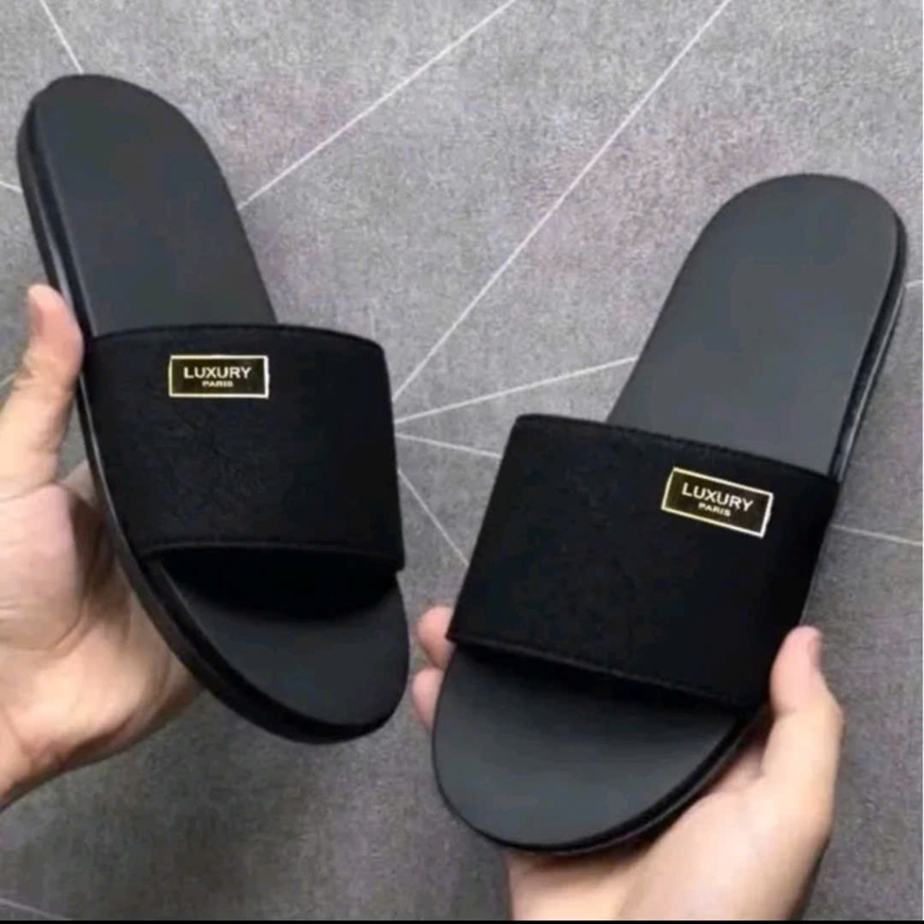 Dép Nam nữ quai ngang hottrend, Dép Đen dễ phối đồ Gemmy Fashion Thời Trang 2025