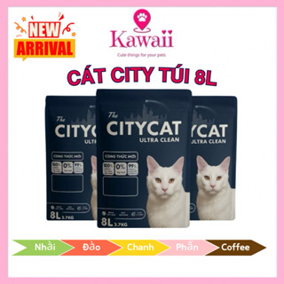   TẢI 7 bao  CÁT VỆ SINH CHO MÈO CITYCAT THẤM HÚT KHỬ MÙI TỐT 