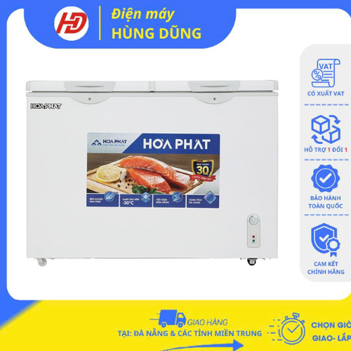 [SHIP HỎA TỐC ĐÀ NẴNG ] Tủ đông Hòa Phát 271 Lít HPF BD6271- BẢO HÀNH CHÍNH HÃNG 24 THÁNG