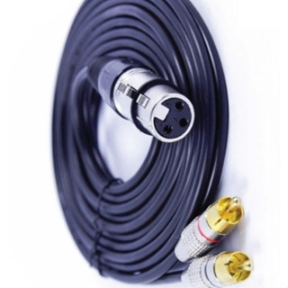 Dây Canon Cái ra 2 Đầu AV (RCA bông sen) Cao Cấp Dài 1.5M/ 3M /5M Dùng Từ Vang Ra Sub Điện