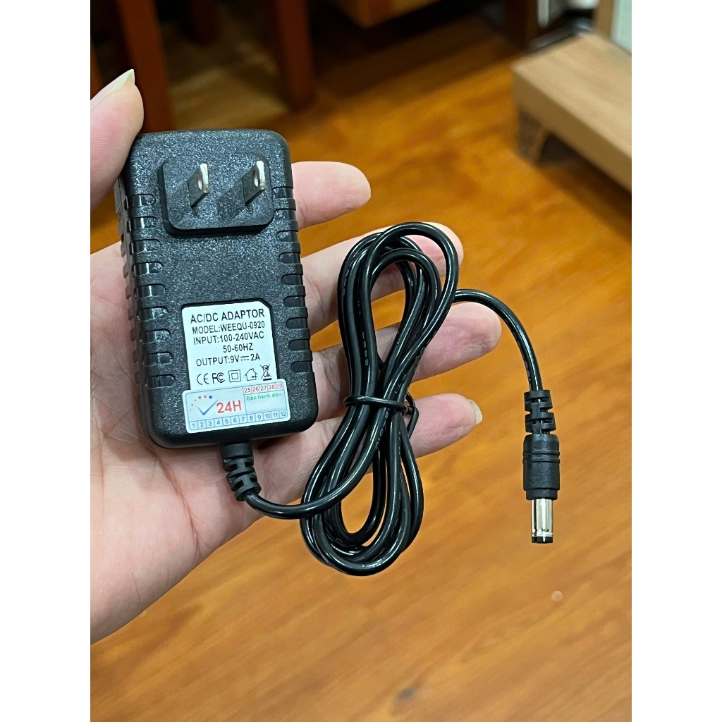 🔌 Adapter Nguồn Dùng Cho Fuzz Mooer GE200 & Thiết Bị Âm Thanh Roland 9V