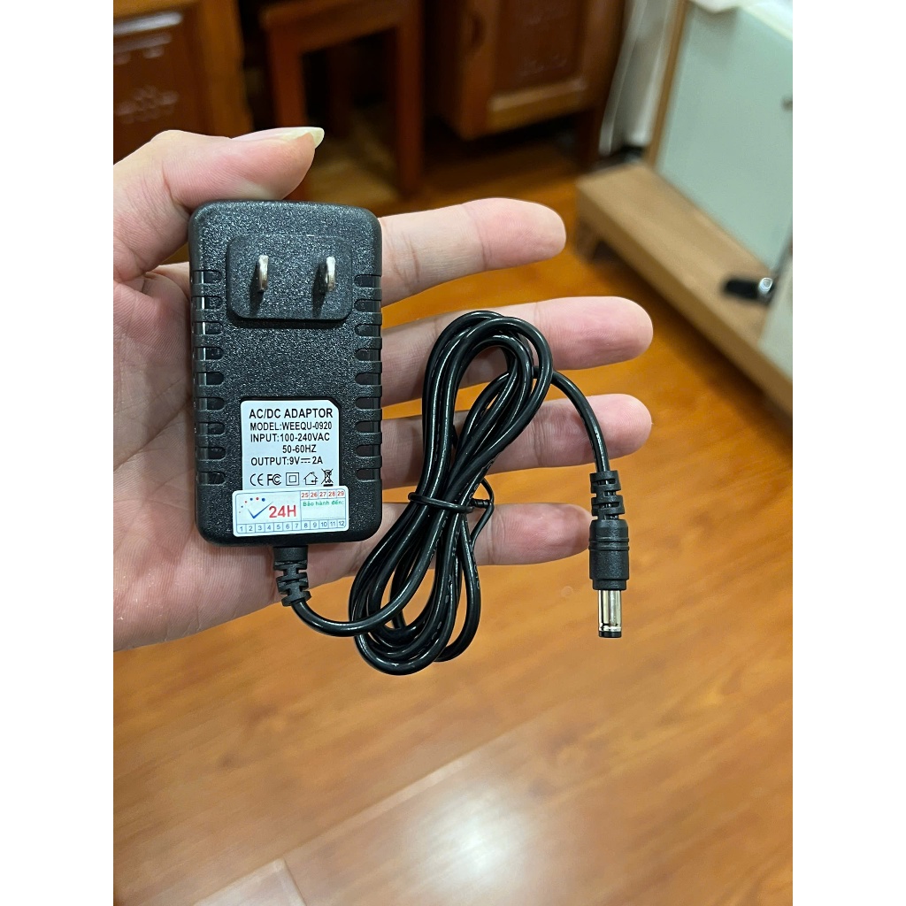 Bộ sạc 9v máy in Brother PT-2700, PT-2710, PT-2730, PT-2730VP