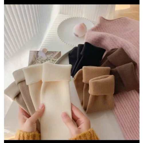 Set 10 Đôi Tất Vớ Nữ Lông Nhung Giữ Ấm Chống Nắng Mùa Đông UPPER YOU Siêu Giữ Nhiệt Tránh Rét