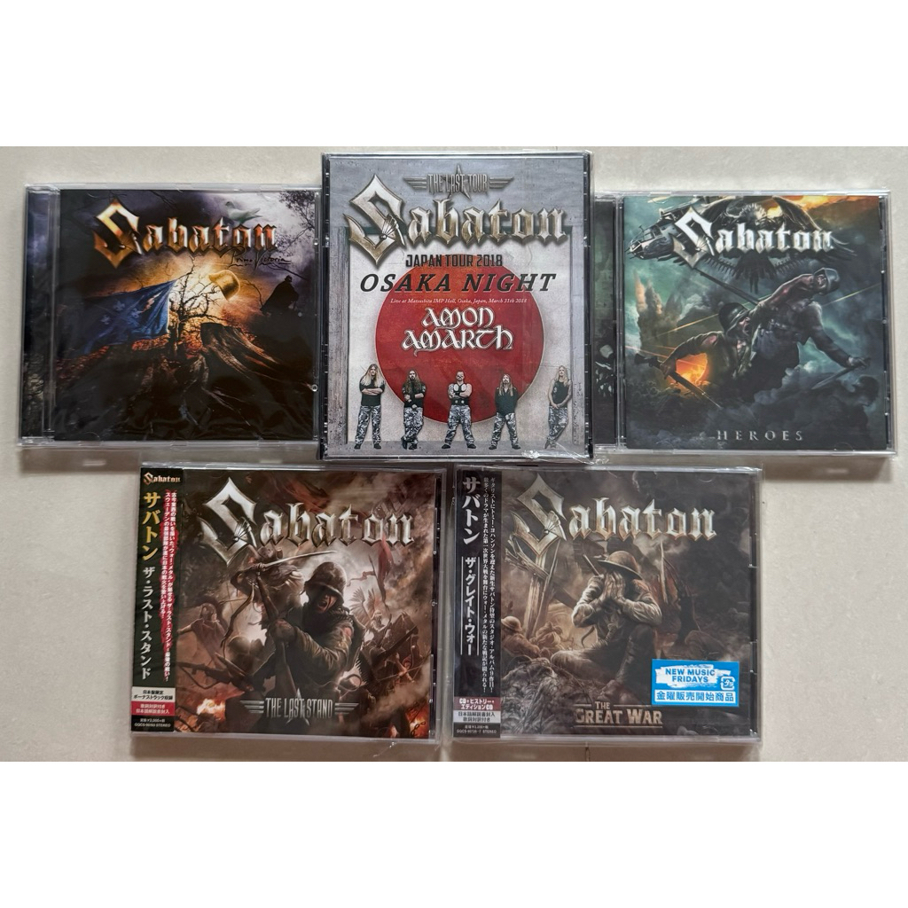 CD đã qua sử dụng: Sabaton (Heavy Metal / Symphonic Metal / Viking Metal)