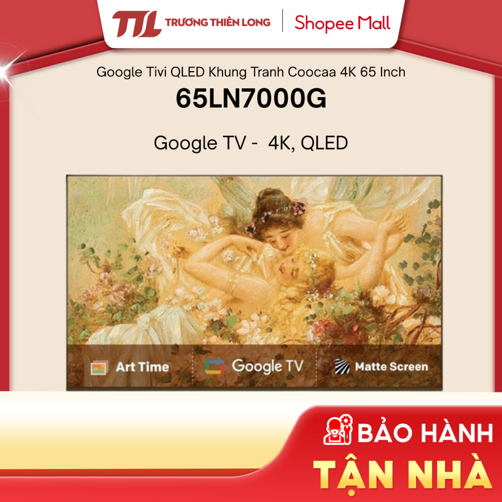 65LN7000G - Google Tivi Khung Tranh Qled+ Coocaa LN7000G - [Tivi Chưa Gồm Khung Tranh] [FREESHIP HCM