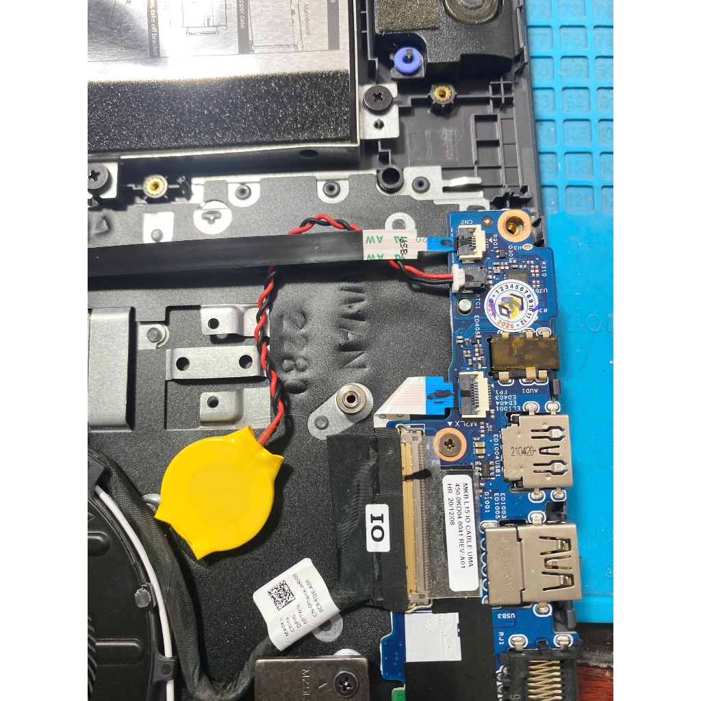 Pin Cmos Laptop Dell Latitude 3410 3510 3420 3520 CR2032 jack Cắm 1.0mm