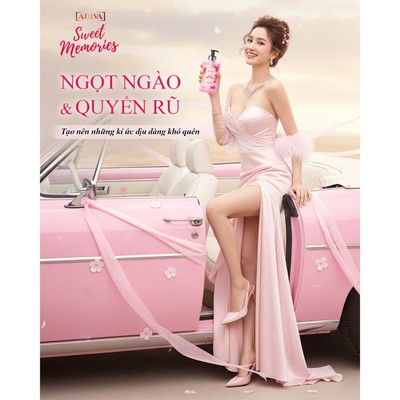 Combo 2 Sữa Tắm Dưỡng Ẩm Hương Nước Hoa ADIVA Sweet Memories 400ml