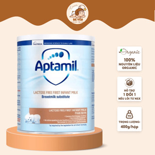  Sữa Bột APTAMIL LACTOSE FREE Nội Địa ANH Hỗ Trợ Tiêu Hoá Phát Triển Trí Não Chiều Cao Cho Bé 400g 