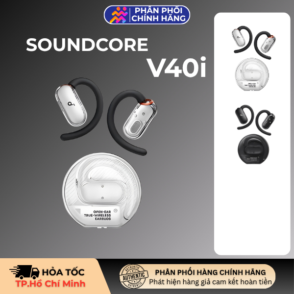 Tai Nghe Bluetooth Thể Thao Soundcore V40i -Trắng