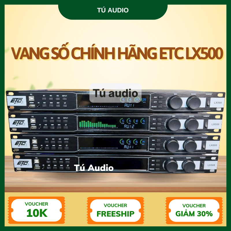 Vang Số Chỉnh Cơ ETC LX500 Hàng Chính Hãng Có Phần Mền PC - Chỉnh Tay Full Tính Năng
