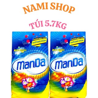 Bột giặt Manda 5.7 kg cao cấp siêu sạch ngát hương giá tốt.