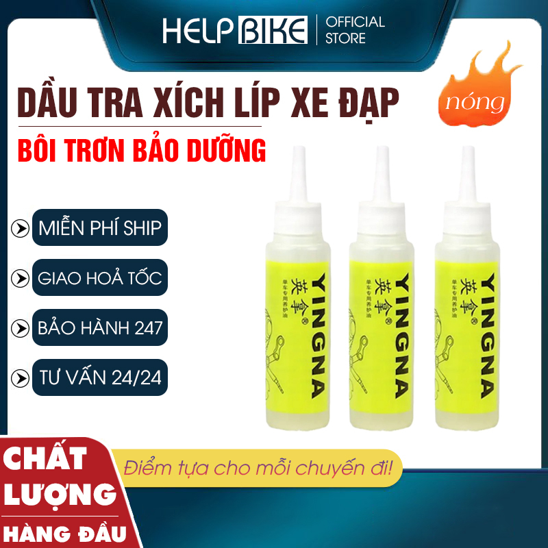 Dầu tra xích xe đạp thể thao Chính Hãng Jingna và Zefal, Dầu xích bôi trơn siêu mượt - DX01