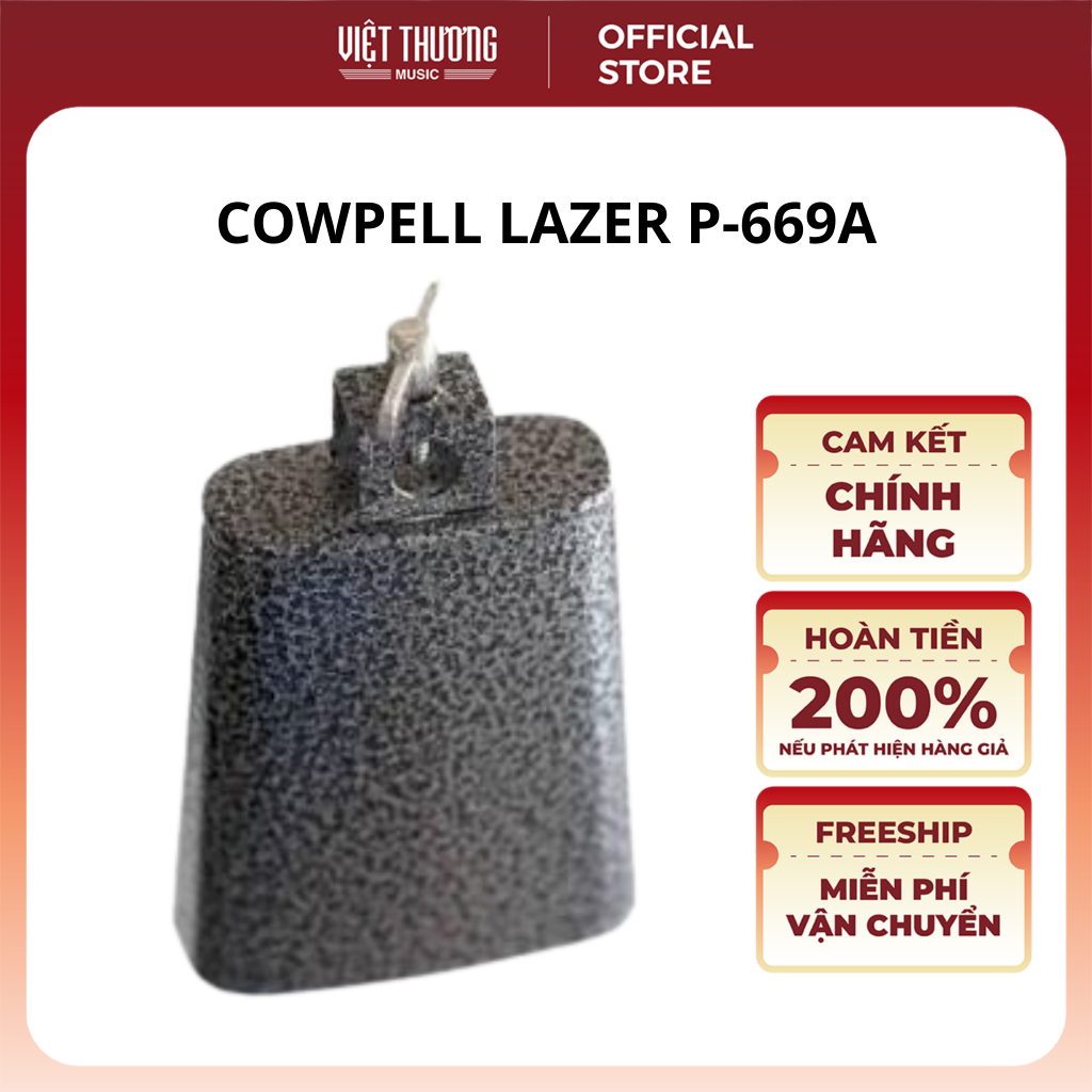 Cowbel Lazer P-669A - 4 -1/2" inch - Việt Thương Music