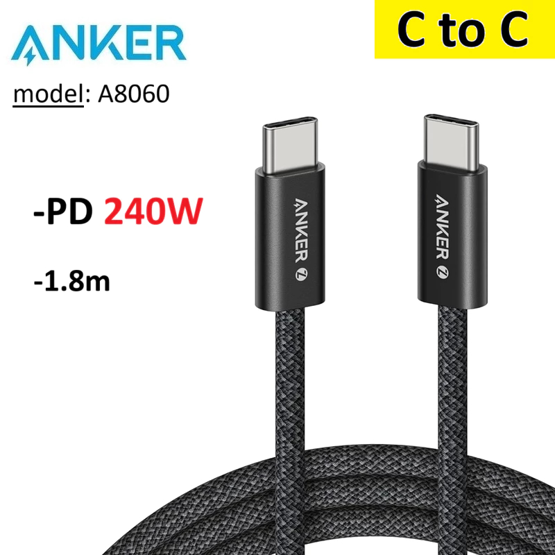 Dây sạc Type C to Type C PD 240W Anker A8060 -Bảo Hành 12 tháng