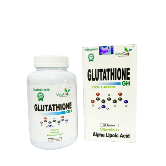 Combo trắng da 120 viên gồm Glutathione Collagen GH và L-cystine Phils Lin làm đẹp da, chống lão hóa